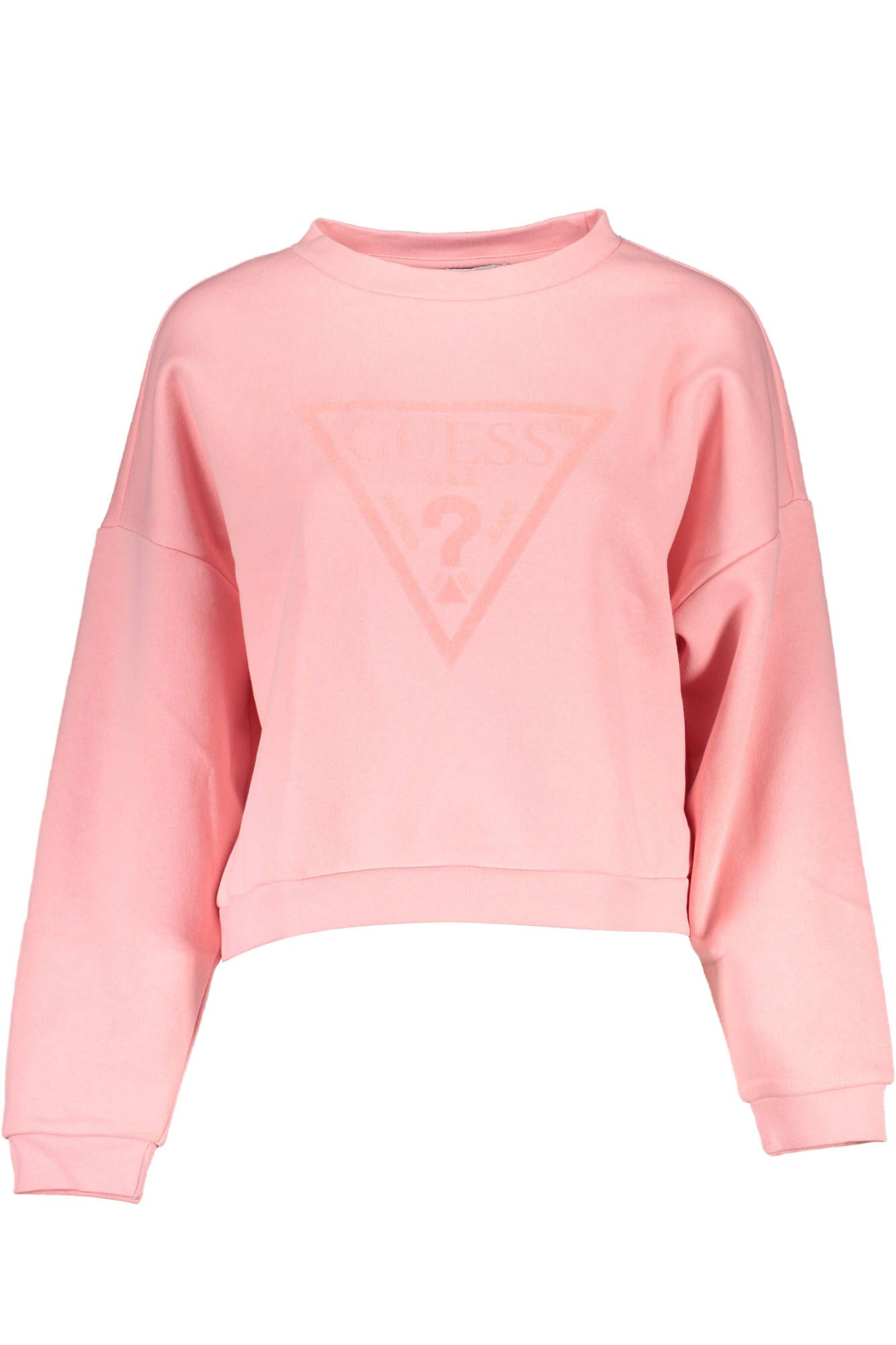 

Розовый хлопковый женский свитер Guess Shoes