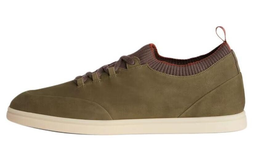 

Кроссовки Loro Piana Skateboarding Shoes Men Low-top Green, зеленый