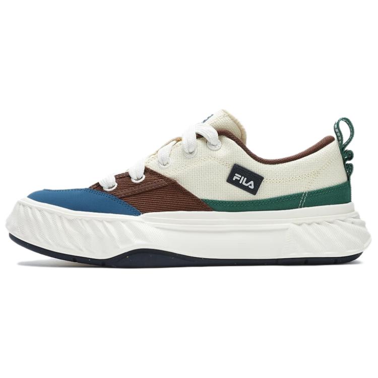 

Кеды Fosso Low Top Canvas Shoes Men's Beige Blue FILA, бежево-голубой