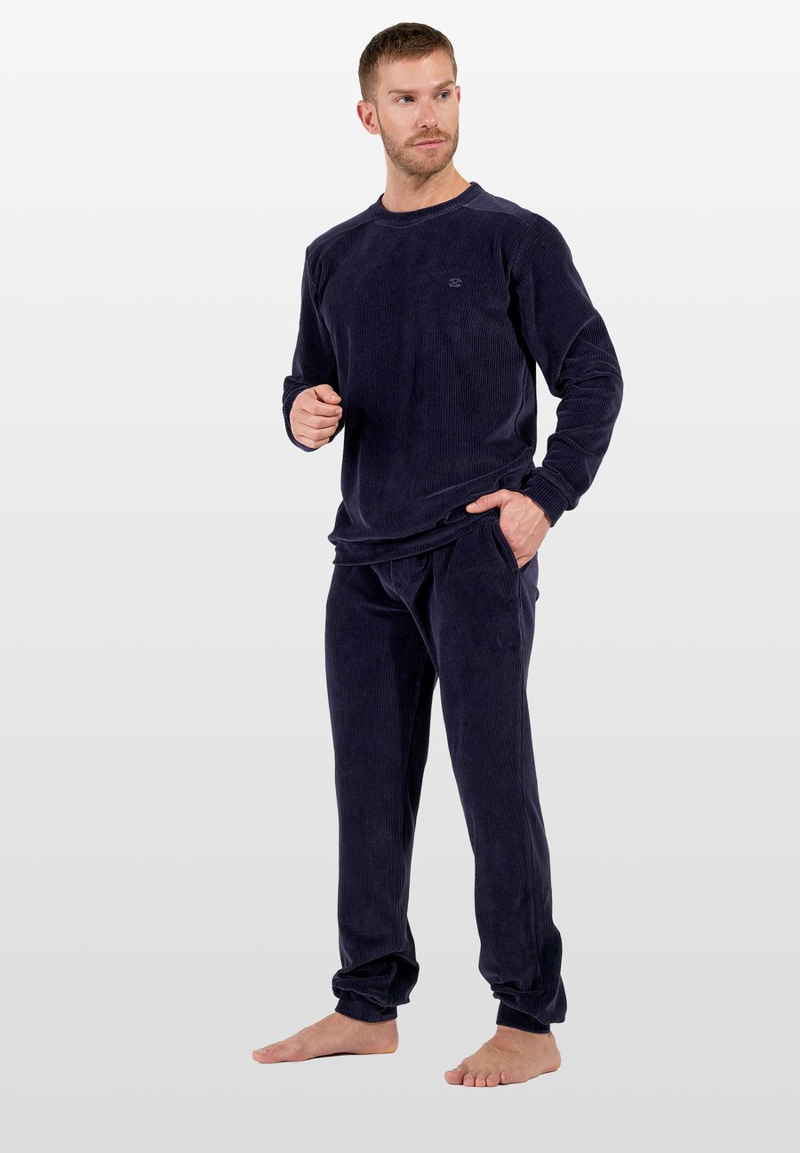 

Пижамный комплект HOM LOUNGEANZUG SET, Navy/Dark Blue