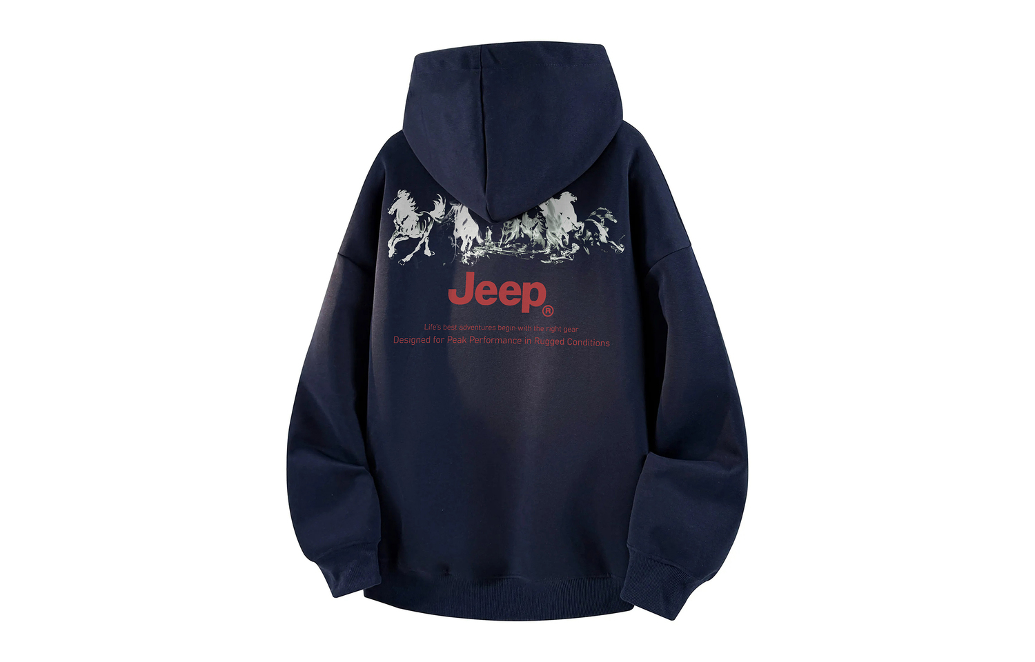 

Толстовка Unisex Hooded Moderate Regular Jeep, темно-синий