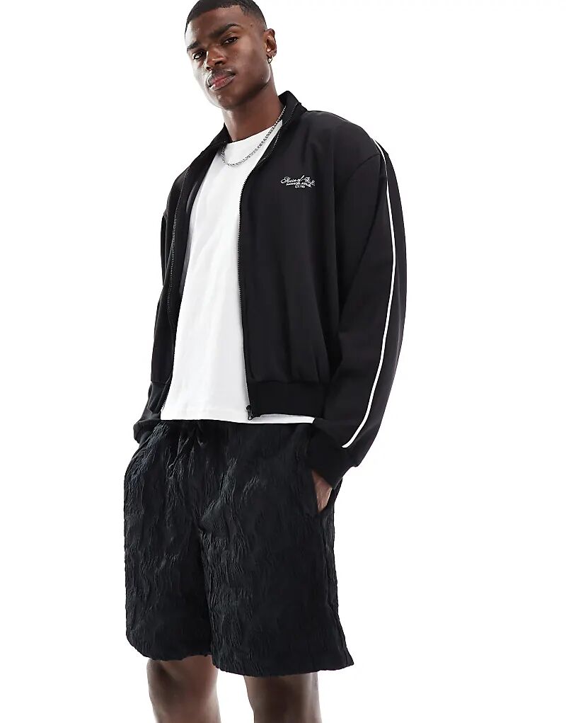 

Черные жаккардовые шорты Jack & Jones (часть комплекта)