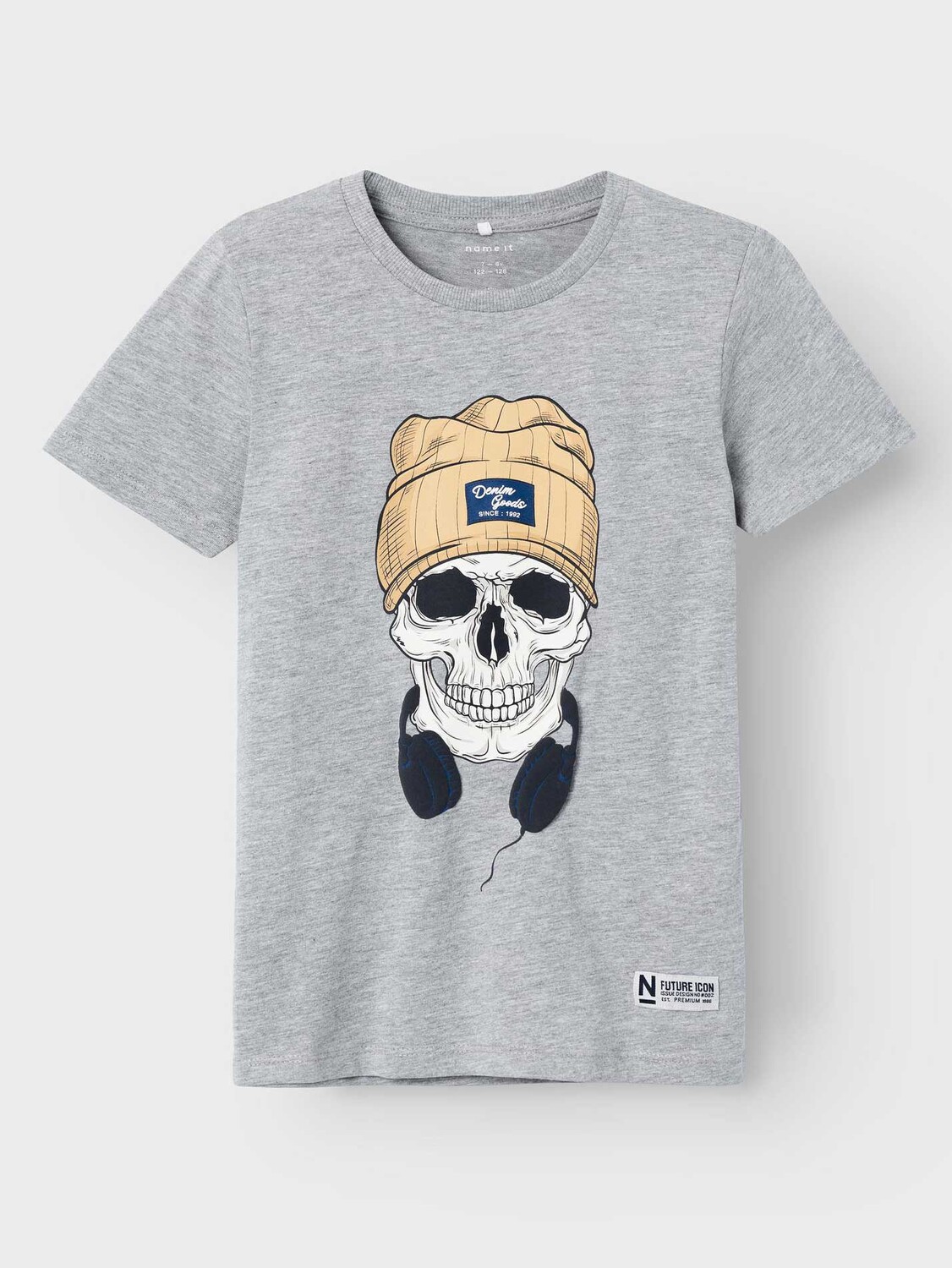 

Футболка Name It NKMBALUKAS SS TOP, серый
