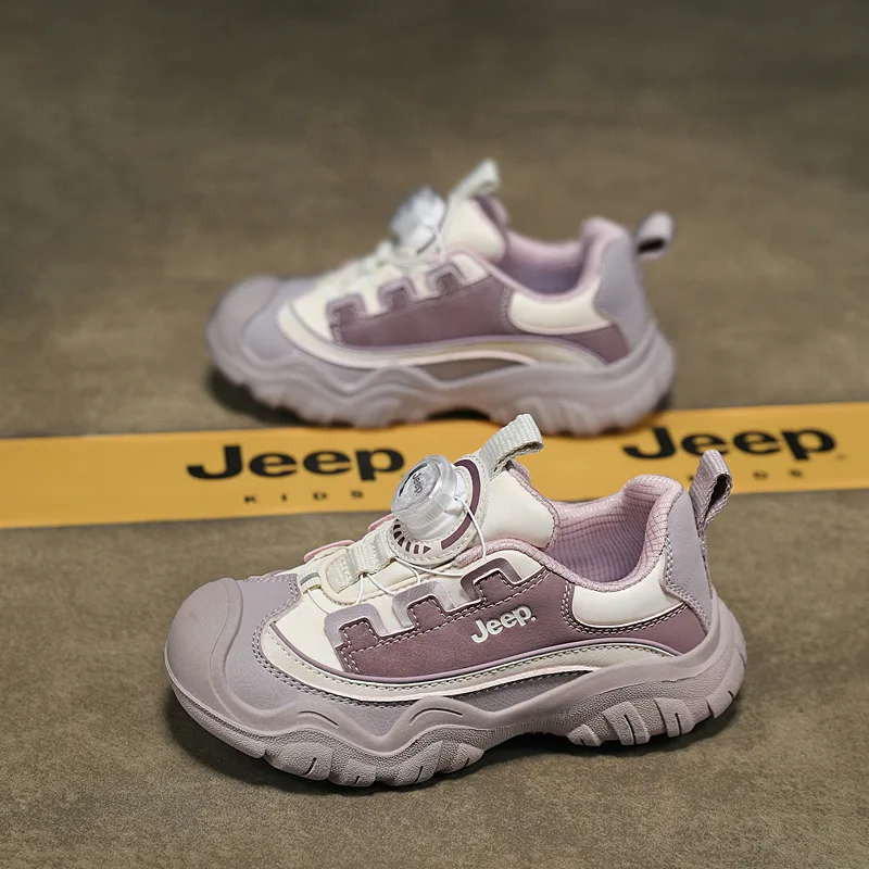 Jeep Кроссовки низкие спортивные повседневные с технологией Knob Lock, цвет Purple Orchid/Light Pink, детские — фото 4