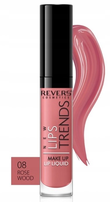 

Revers New Lip Trends - Матовая жидкая помада № 8 Розовое дерево