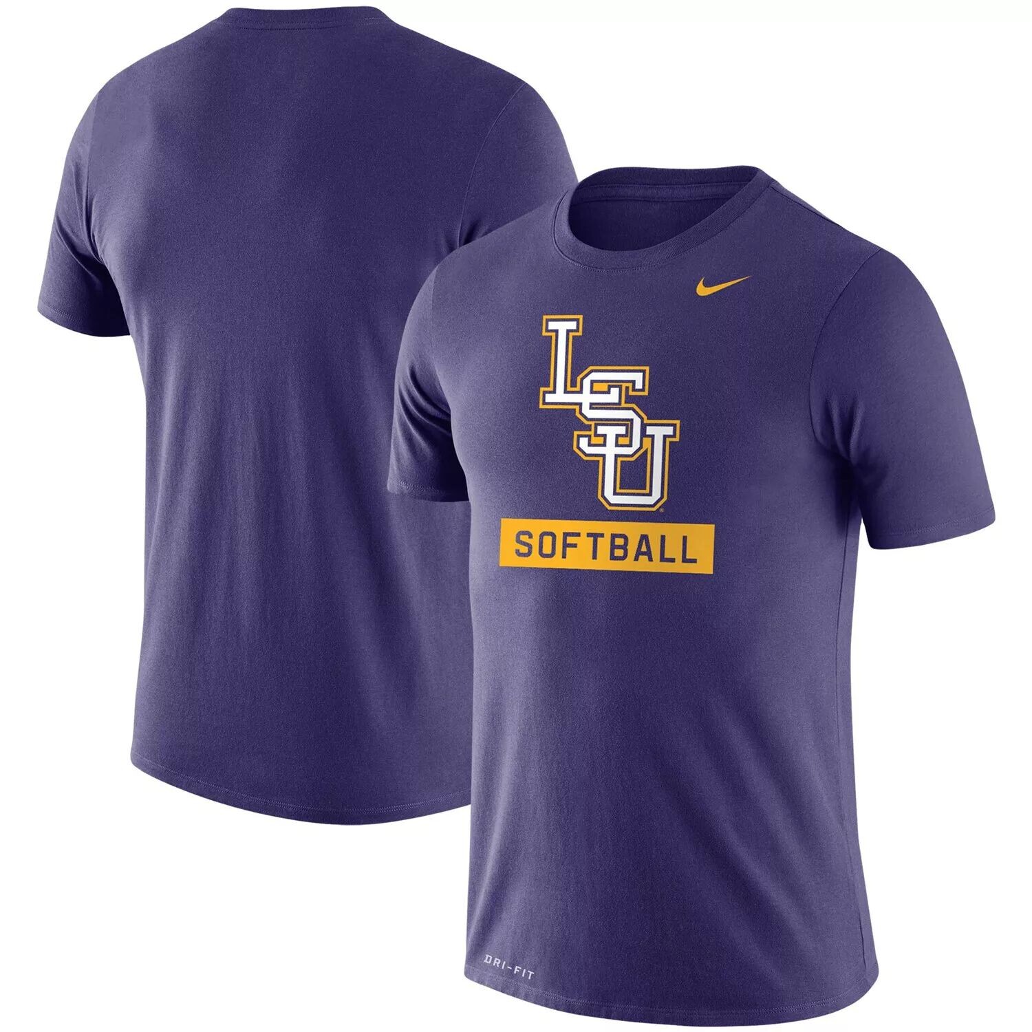 

Мужская фиолетовая футболка LSU Tigers Softball Drop Legend Performance Nike, Фиолетовый, Мужская фиолетовая футболка LSU Tigers Softball Drop Legend Performance Nike