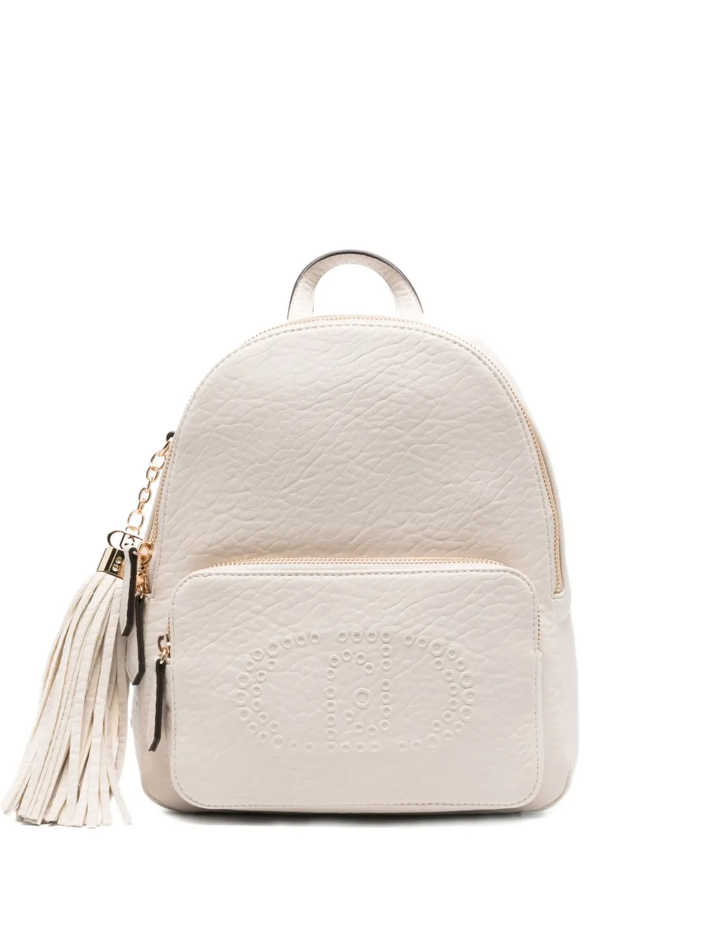 

Рюкзак с тисненым логотипом LIU JO, белый