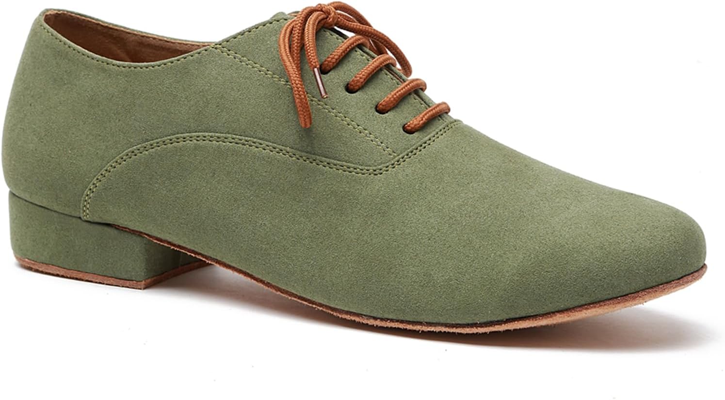 

Мужские бальные танцевальные туфли для латинских танцев, сальсы и танго с низким стандартным каблуком Zhcrcfirm, зеленый