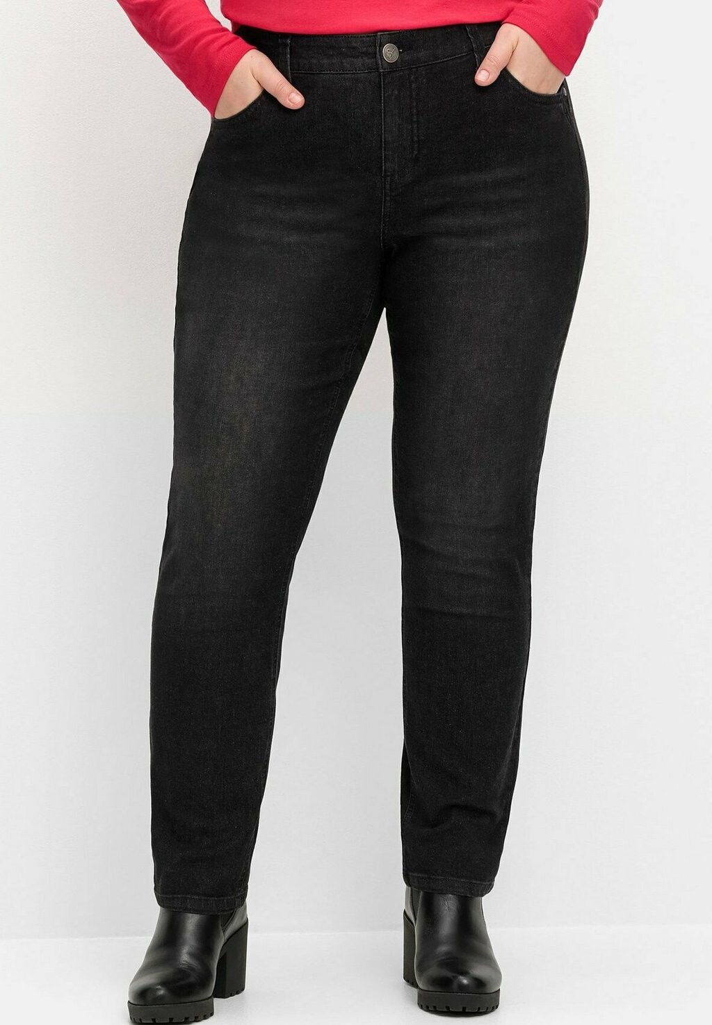 

Джинсы облегающего кроя Sheego, цвет Black Denim