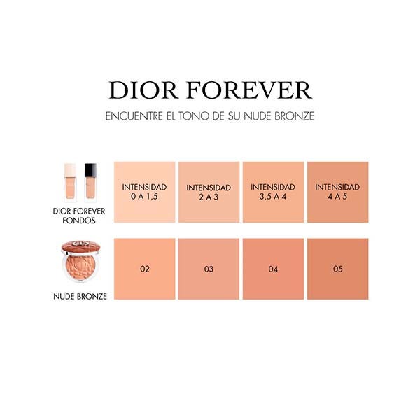 Бронзирующая пудра с естественным финишем DIOR Forever Nude Bronze Polvos, 04 Warm luminoso — фото 4