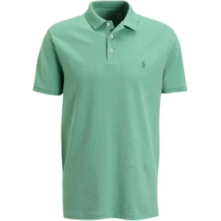 Поло из хлопка Polo Ralph Lauren, Mint Green