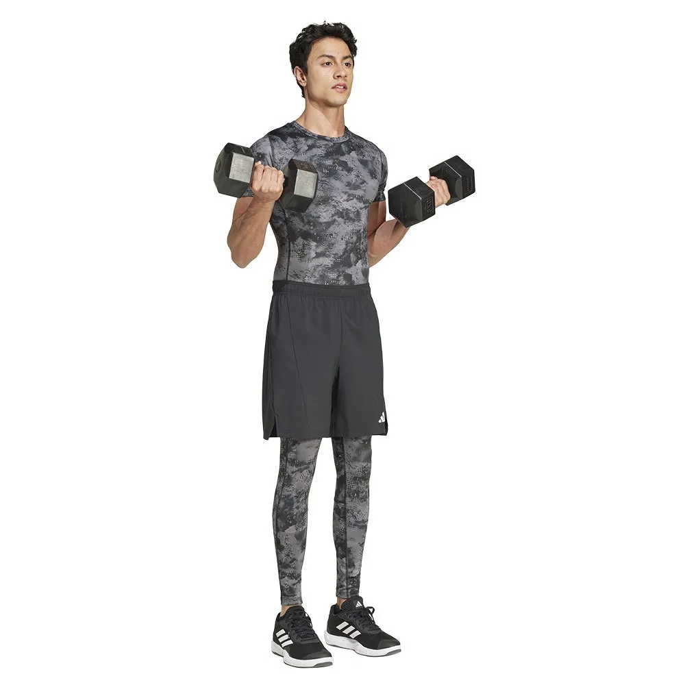 

Футболка adidas Tech-Fit AOP, черный