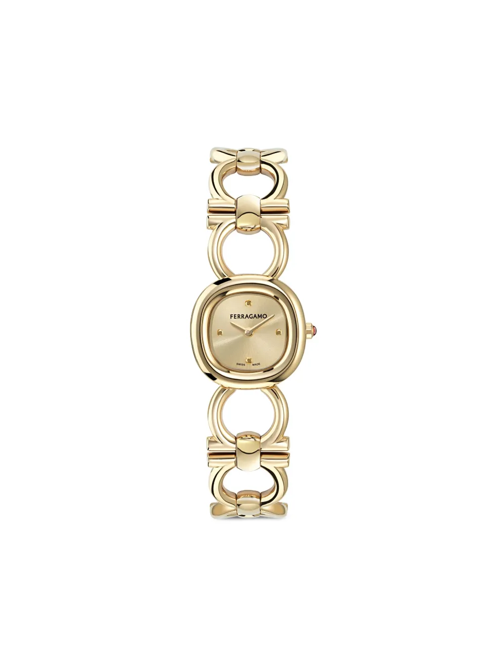 

Наручные часы Double Gancini Jewel 25 мм Ferragamo, золотой