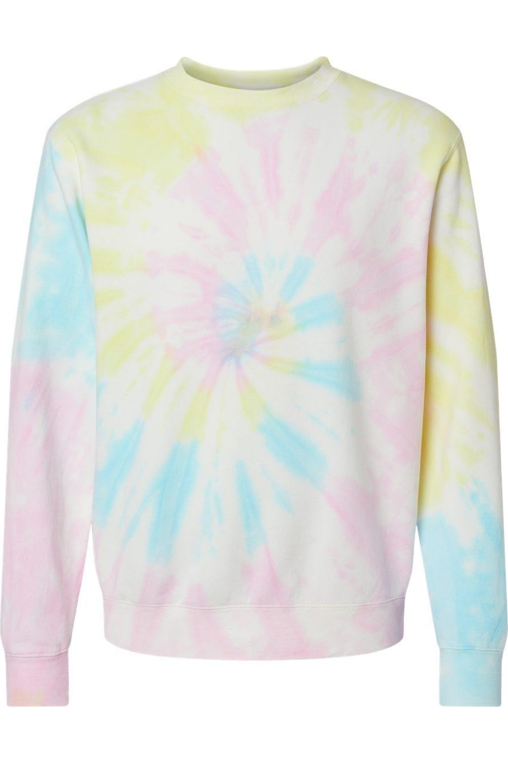 

Independent Trading Co. Толстовка средней плотности с узором «тай-дай», цвет tie dye sunset swirl