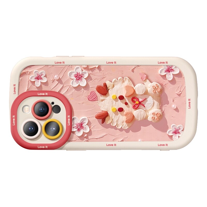 

Super Mouse Чехол для телефона, Cherry blossom pink oil painting cute dragon