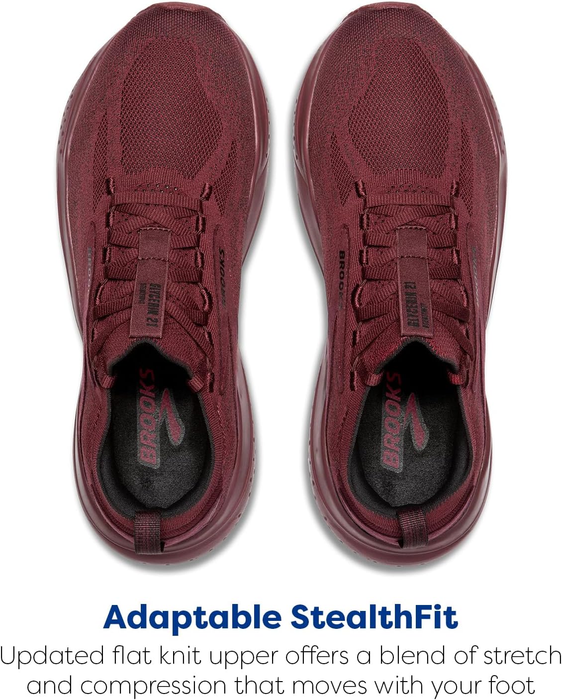 Мужские кроссовки Brooks Glycerin Stealthfit 21 нейтральные для бега, черный — фото 4