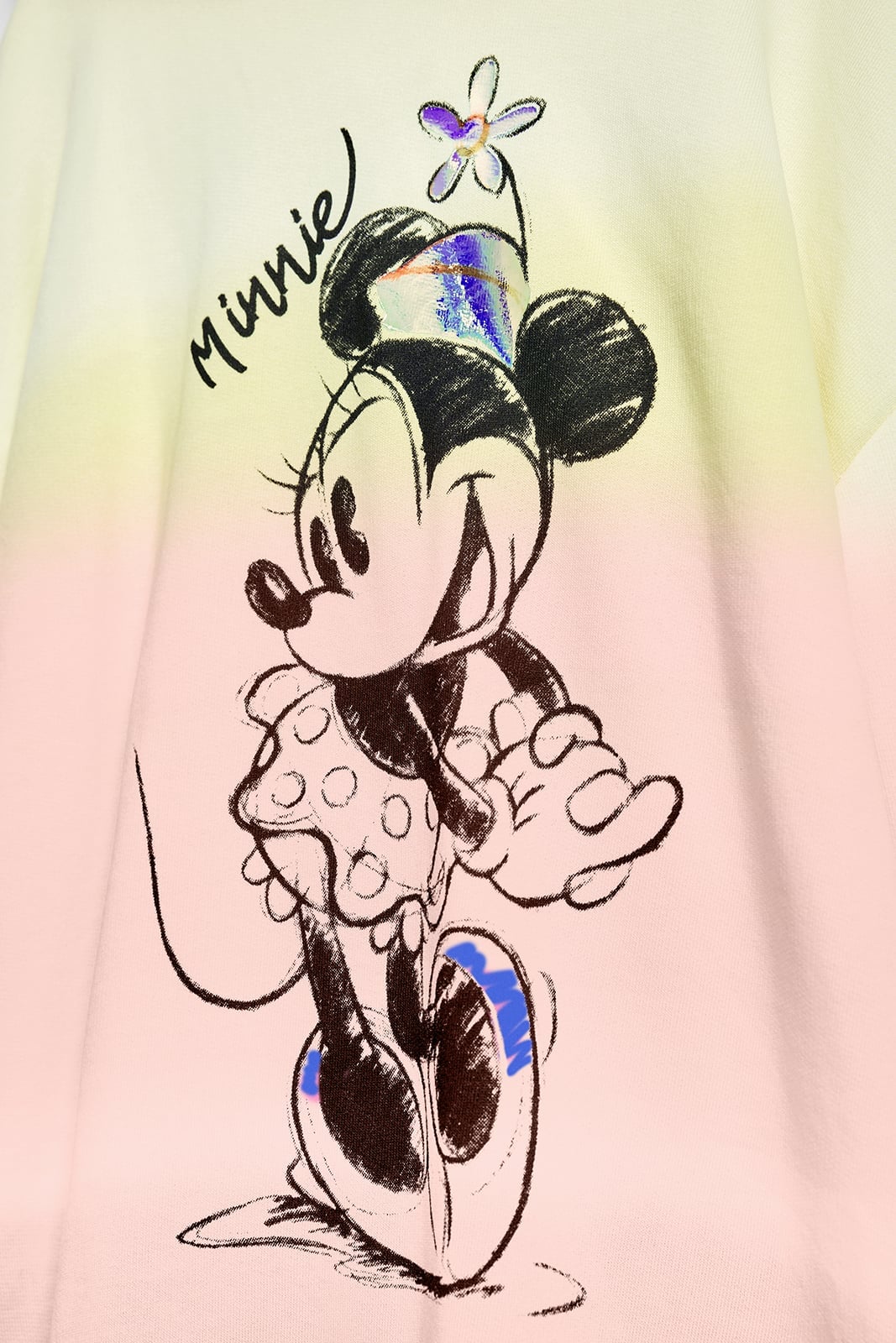 Толстовка с изображением Минни Маус Desigual, Yellow/8023 — фото 2