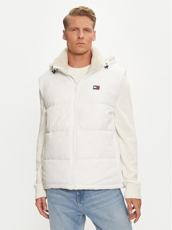 

Жилет стандартного кроя Tommy Jeans, белый