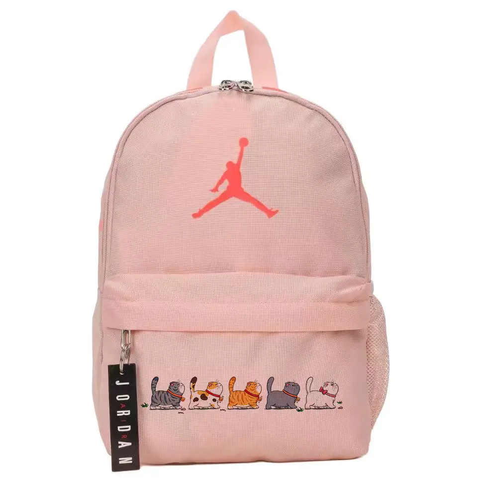 

Jordan Полиэстеровый рюкзак для женщин розовый, Cat Cluster