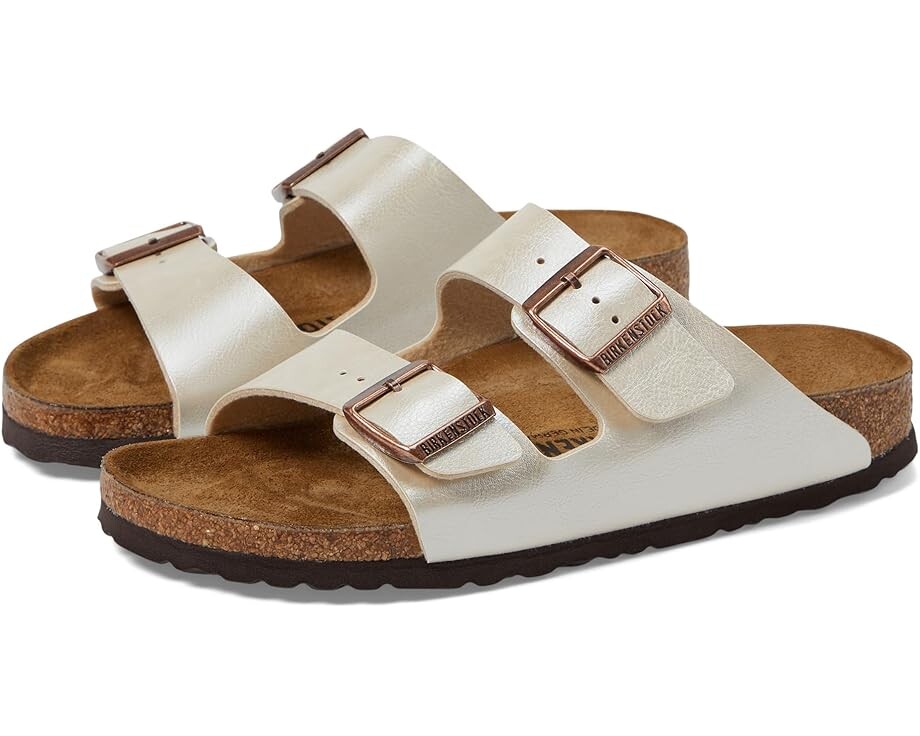 

Сандалии Birkenstock Arizona Birko-Flor - Graceful, цвет Pearl White