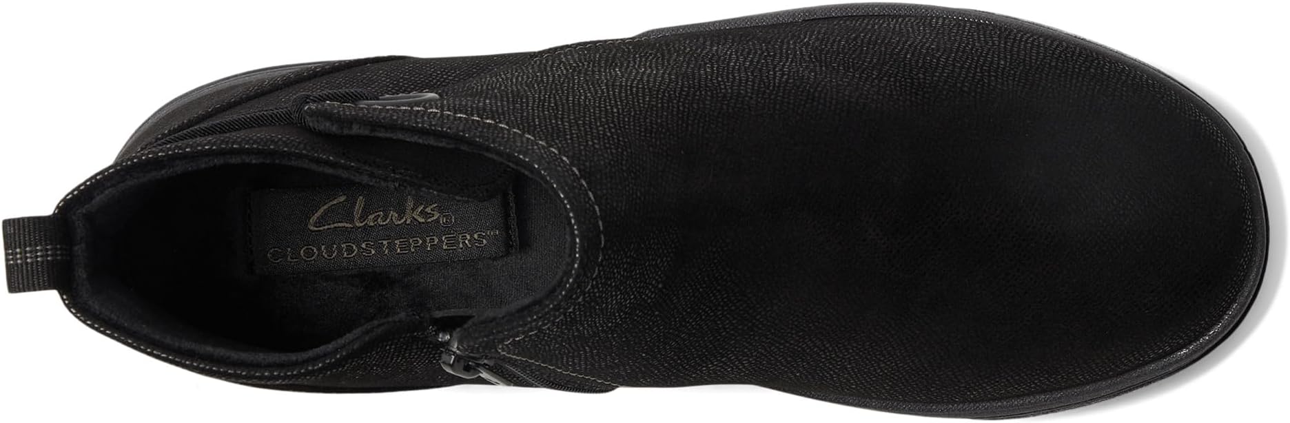 Ботинки женские Clarks Breeze Derby из мягкого текстиля, черный — фото 2