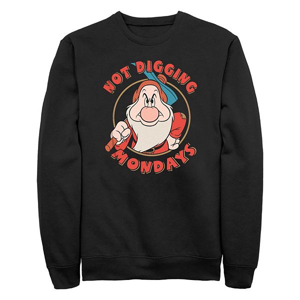 

Толстовка Grumpy Not Digging Mondays из флиса Big & Tall по мотивам "Белоснежки и семи гномов" Disney