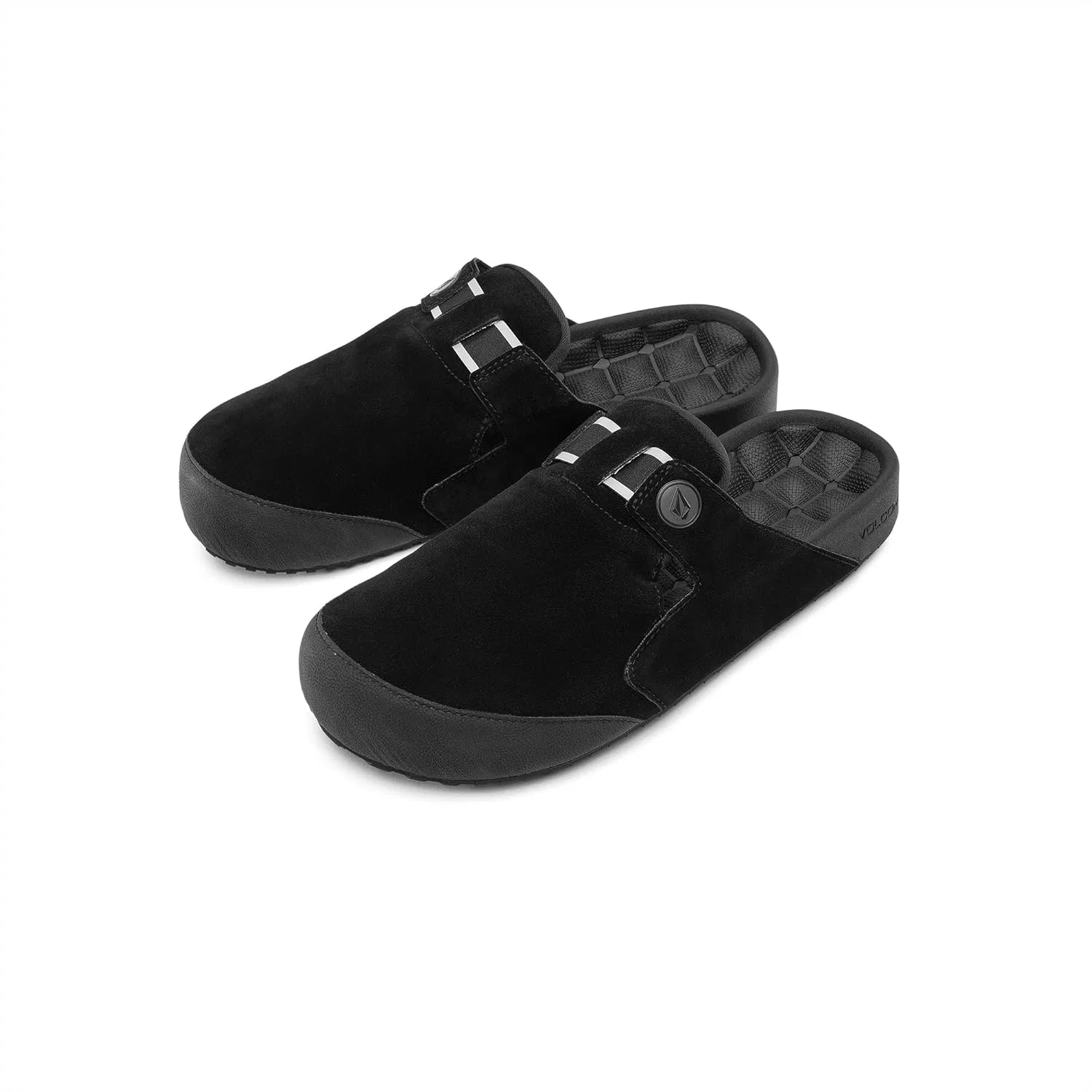 Мужские сандалии-сабо Volcom Stone Clogger Slip On, Black — фото 2