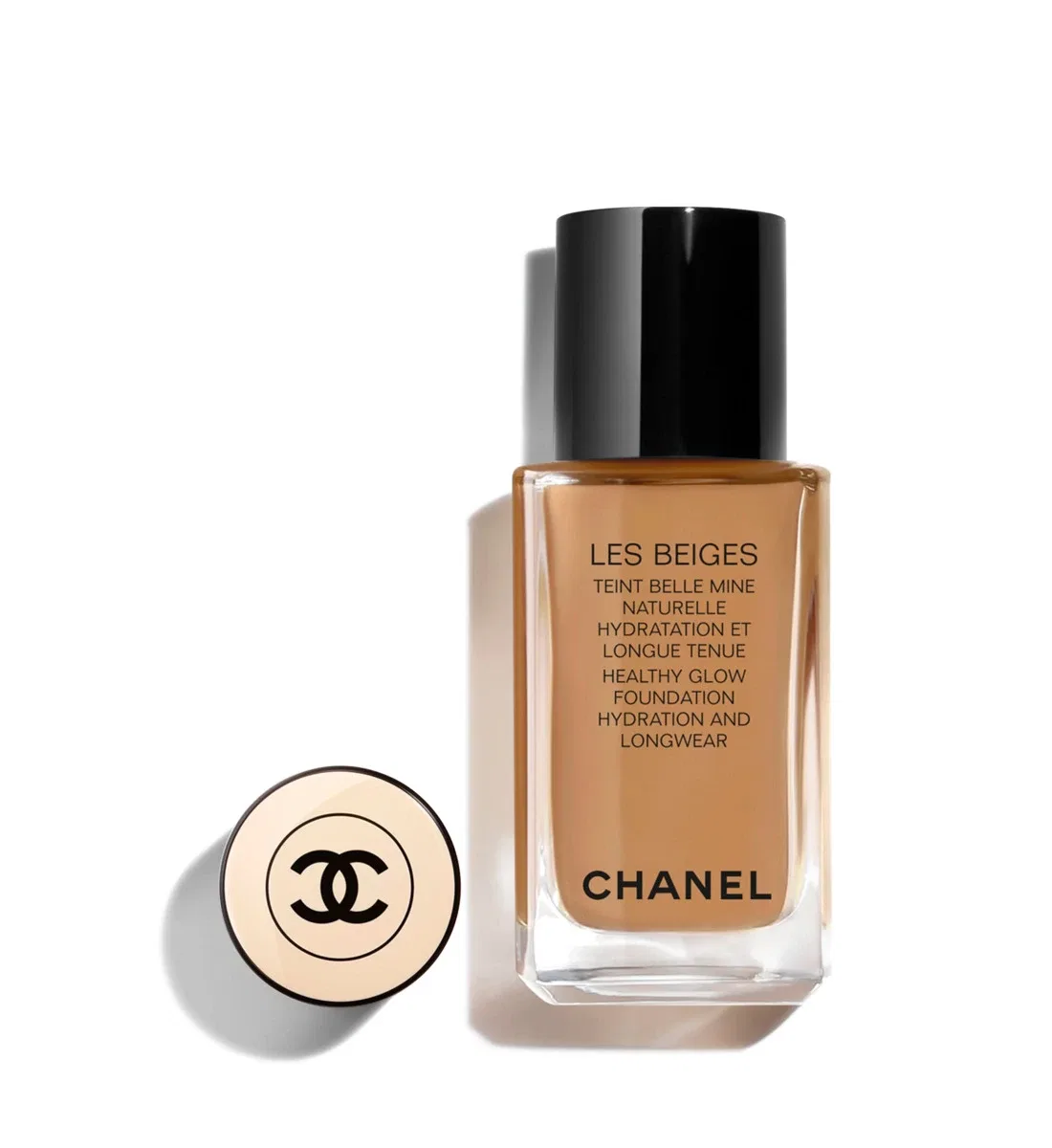 Тональный крем CHANEL Естественное сияние Увлажнение и стойкость, коричневый