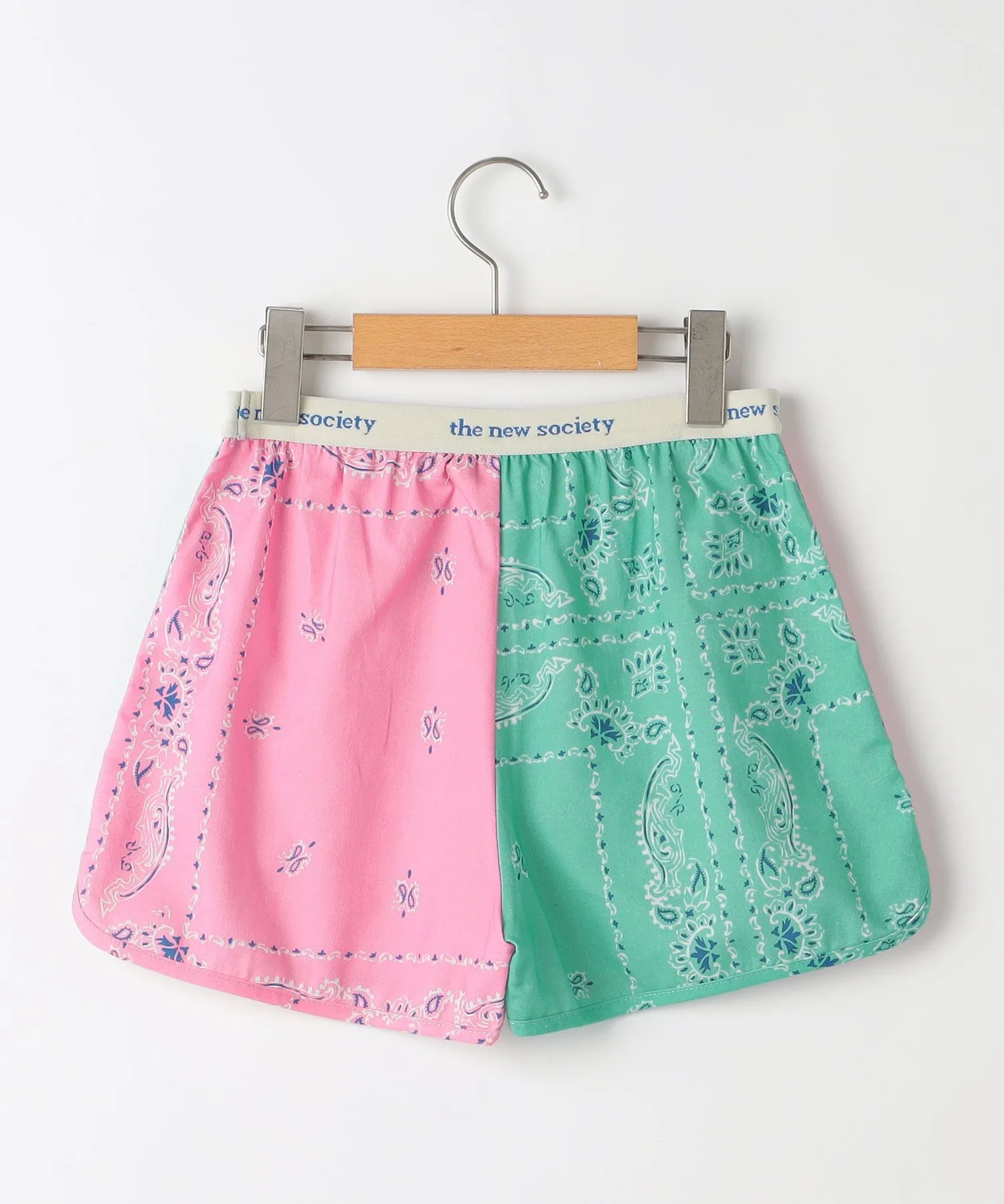 Детские шорты из органического хлопка Mileto Girl Short The New Society розовые — фото 2
