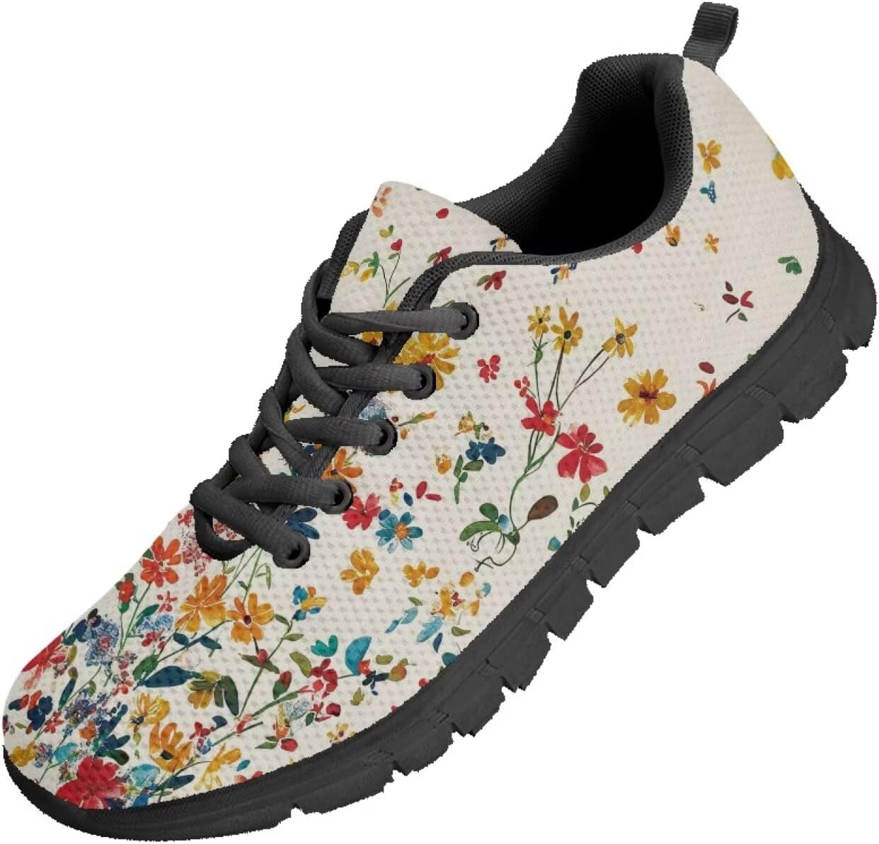 

Кроссовки Funnydude с забавным принтом для мужчин, повседневная обувь для прогулок, удобные весенние кроссовки, Floral