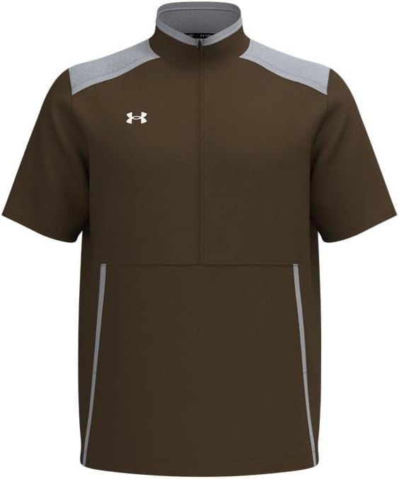 

Under Armour Mens Motivate 3.0 футболка с коротким рукавом - водонепроницаемая, Brn-Mod Gray