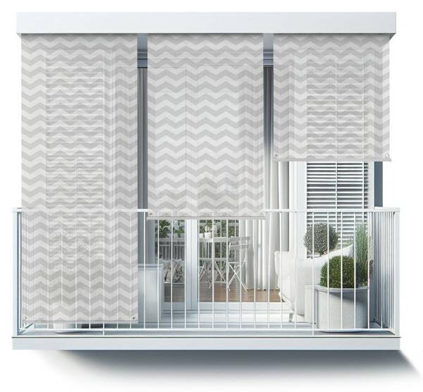 

Рулонные шторы Tulup Zickzack in Grau, 120x180x1 см, серый
