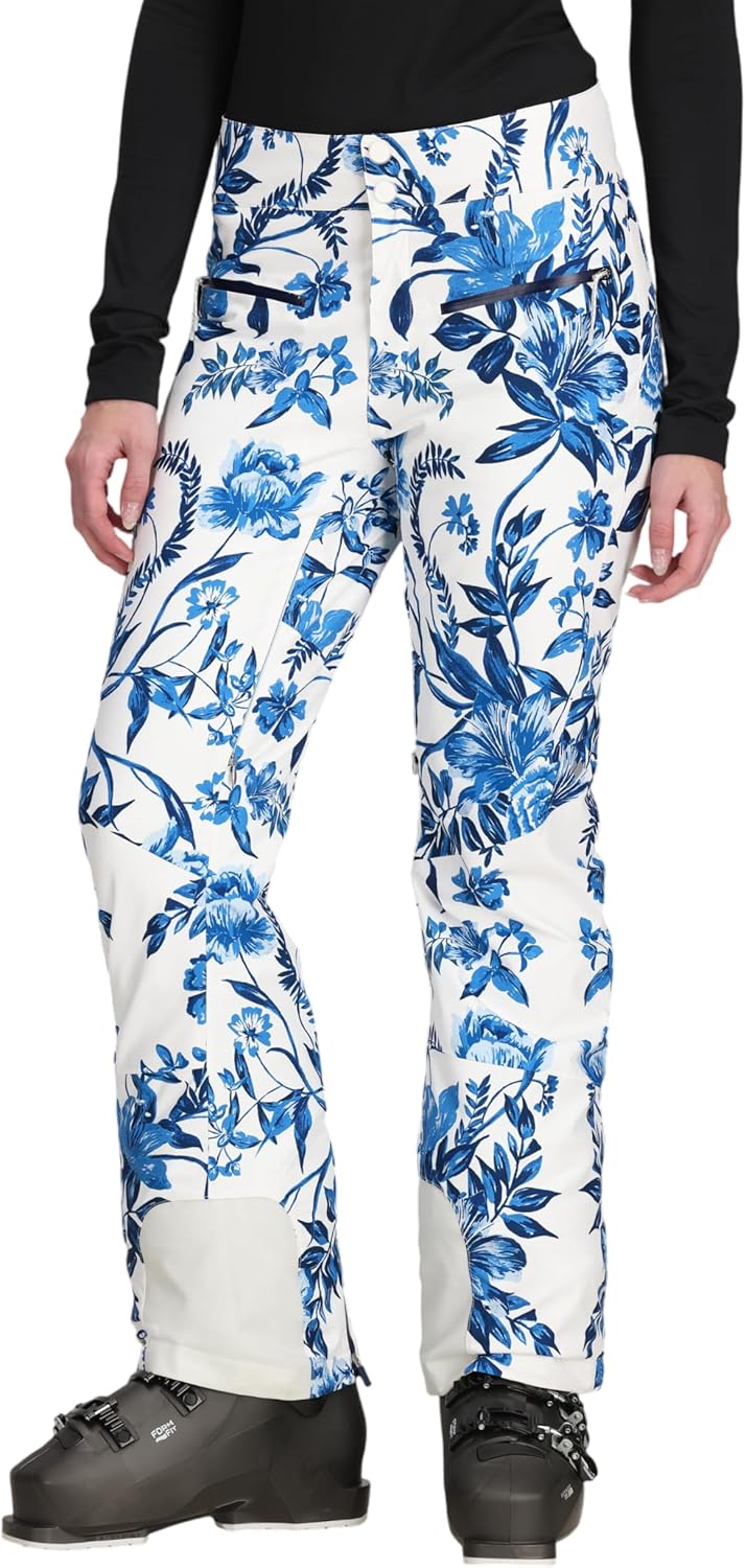 

Женские брюки Obermeyer Bliss с принтом, White With Blue Midnight Flowers, Белый, Женские брюки Obermeyer Bliss с принтом, White With Blue Midnight Flowers