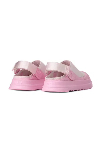 Тапочки текстильные Goldenglow Canvas Clog UGG, розовый — фото 3