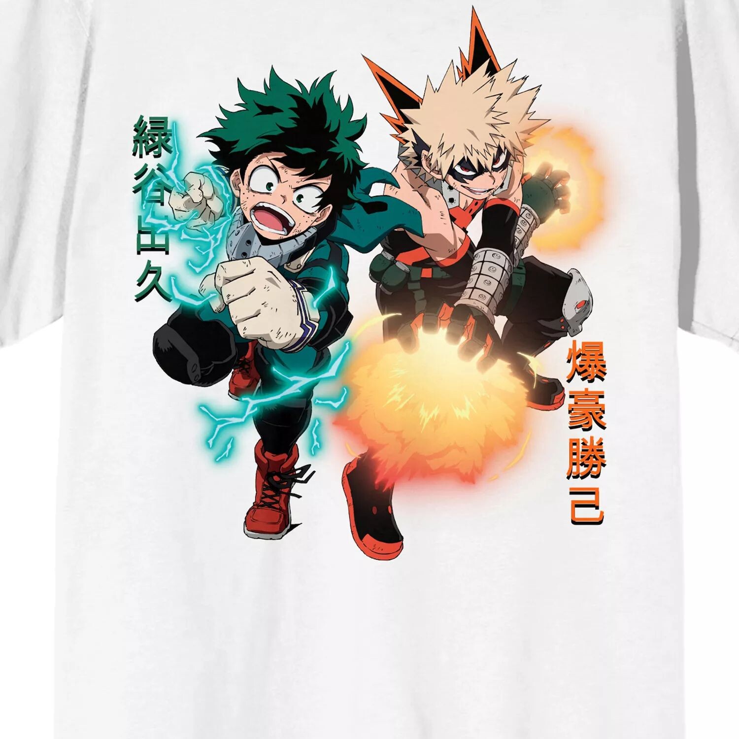 

Мужская футболка My Hero Academia Deku & Bakugo Licensed Character