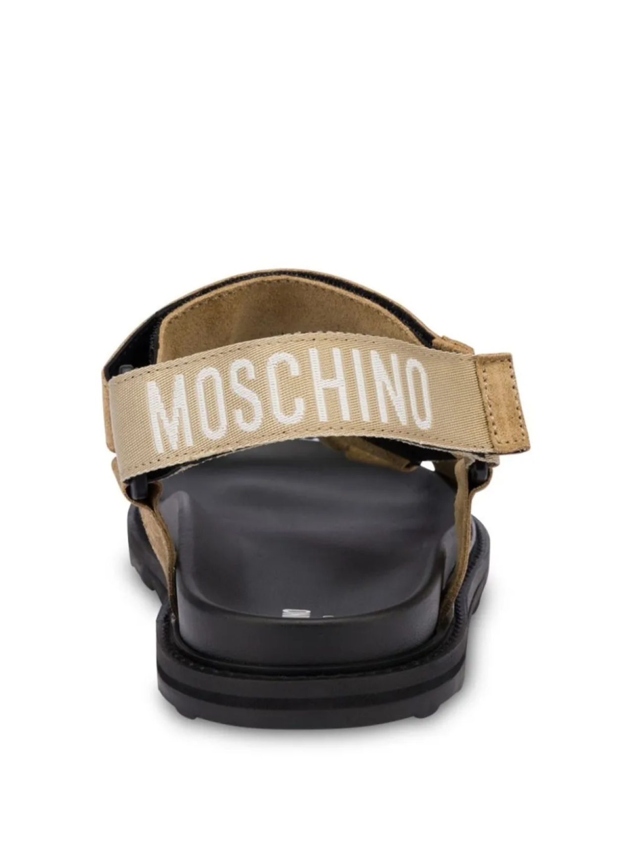Замшевые сандалии Moschino, коричневый — фото 3