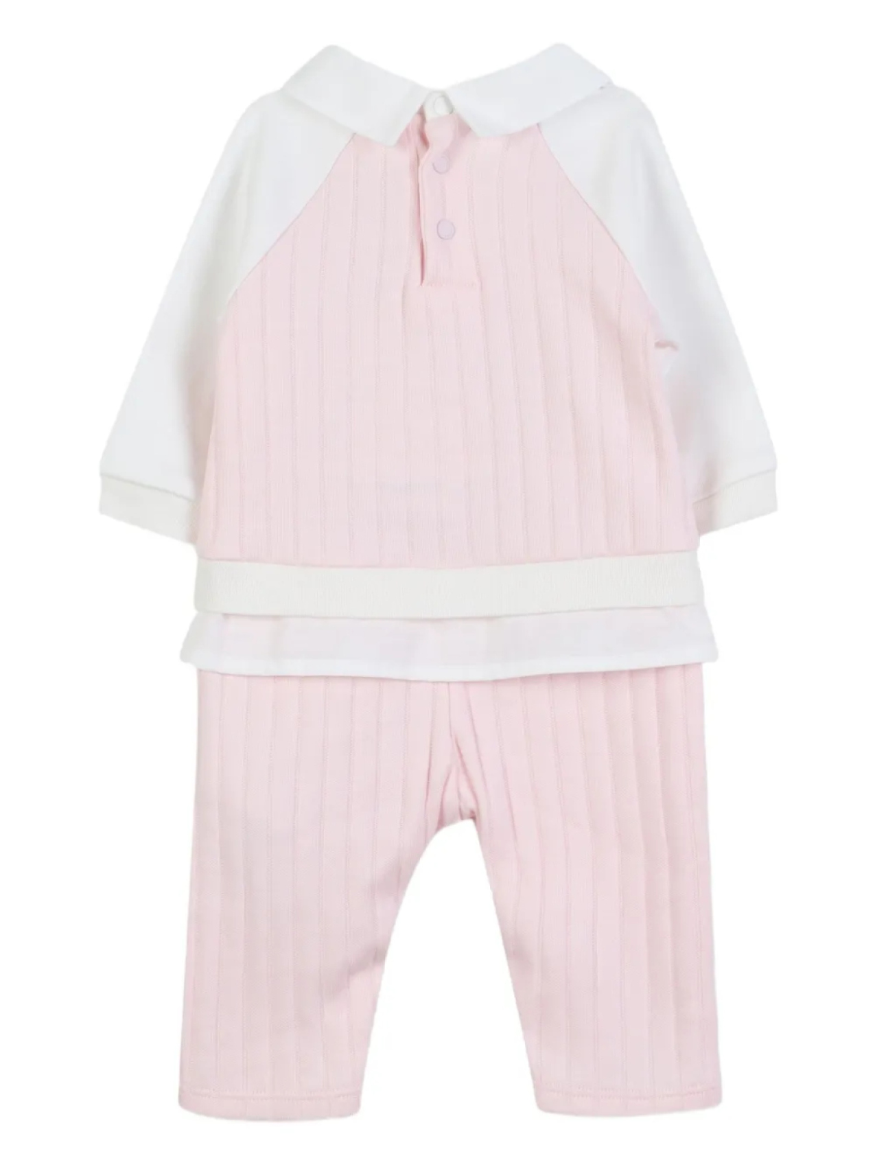 

Givenchy Kids ромпер в рубчик, розовый