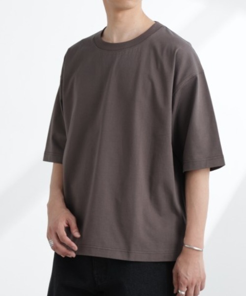 

Футболка с коротким рукавом, широкая, плотная NANO universe