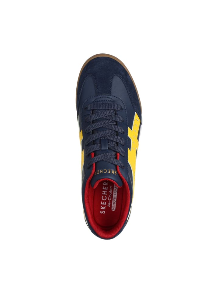 Кроссовки на шнуровке ZINGER MANZANILLA TOTALE Skechers, цвет marineblau/gelb — фото 2