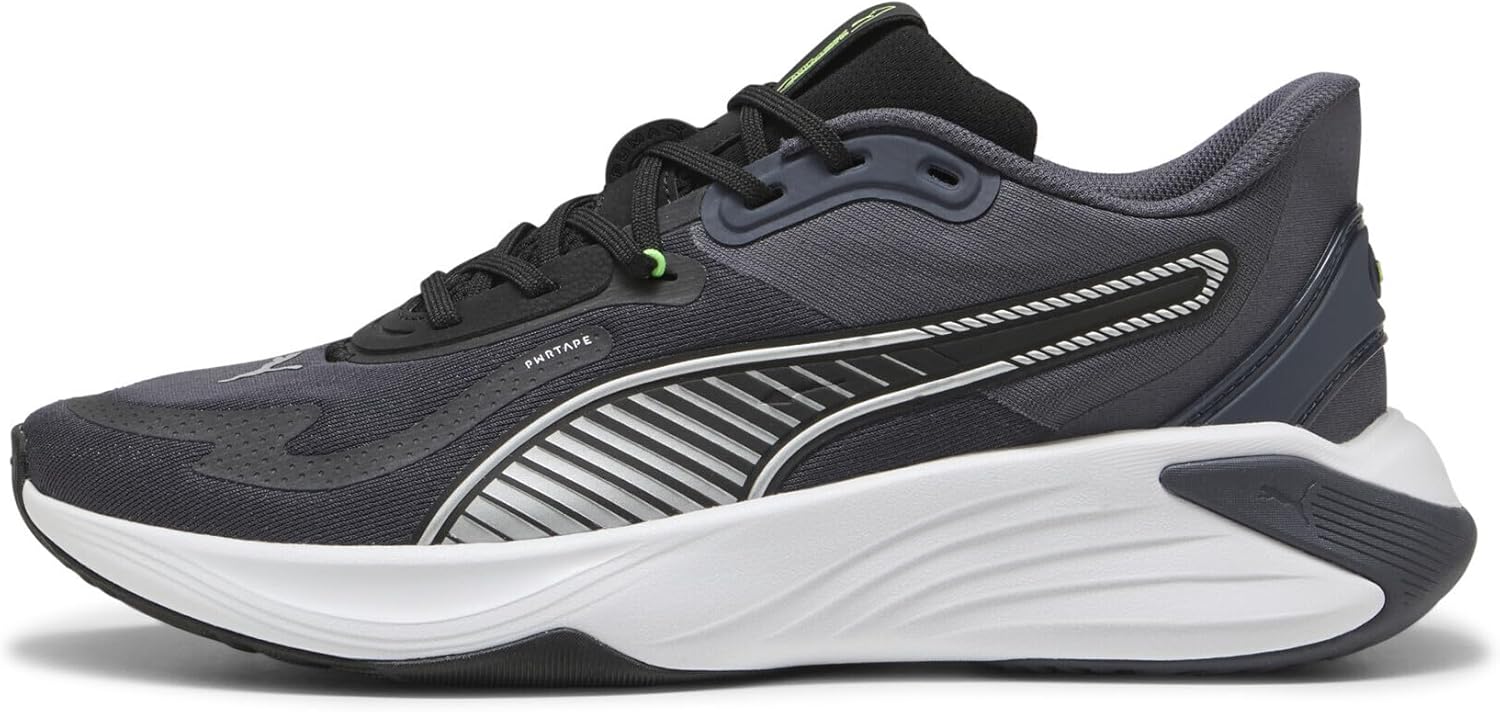 Кроссовки PUMA Unisex Pwr Hybrid Tr, зеленый/серый — фото 3