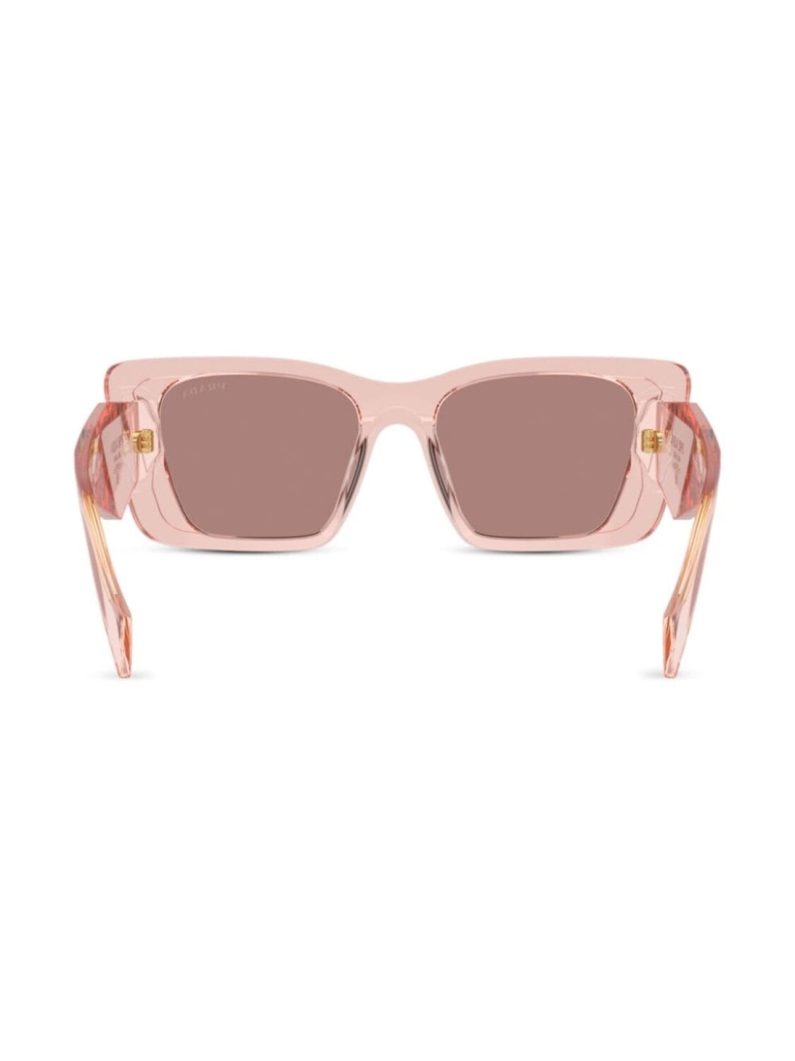 Prada Eyewear солнцезащитные очки Prada PR 08YS в массивной оправе, розовый — фото 4