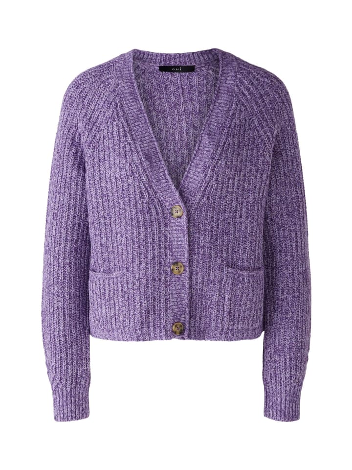 

Кардиган Oui Strickjacke LAFONYA, цвет dk violett violett