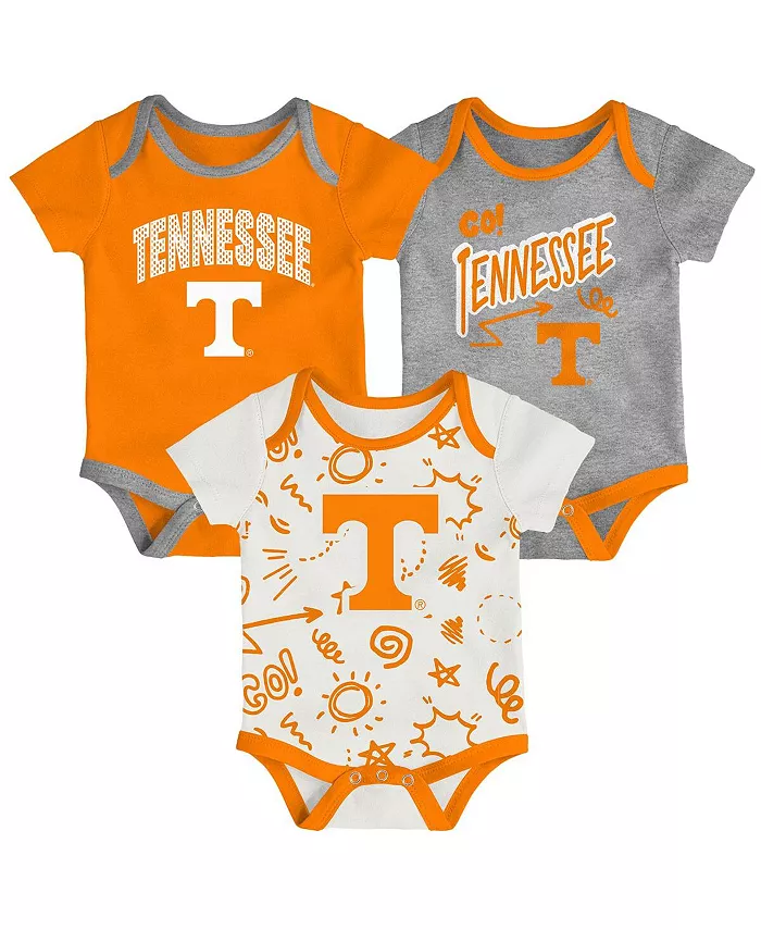 

Комплект из 3 игровых боди Tennessee Volunteers для мальчиков и девочек на весь день Outerstuff