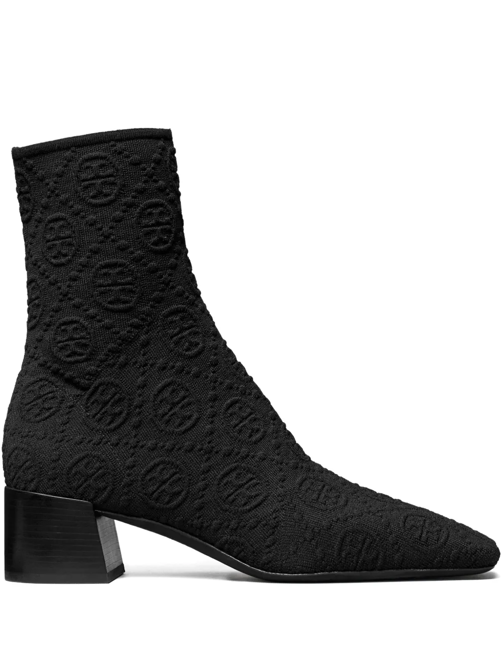 Ботильоны с монограммой Tory Burch, черный