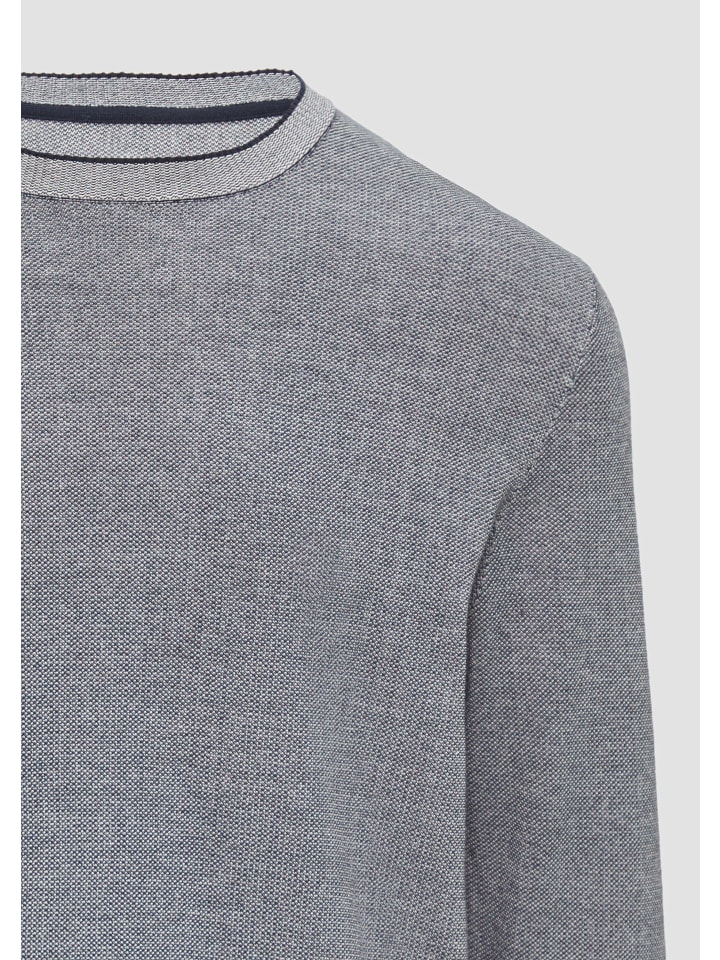 

Пуловер QS Strickpullover langarm, синий