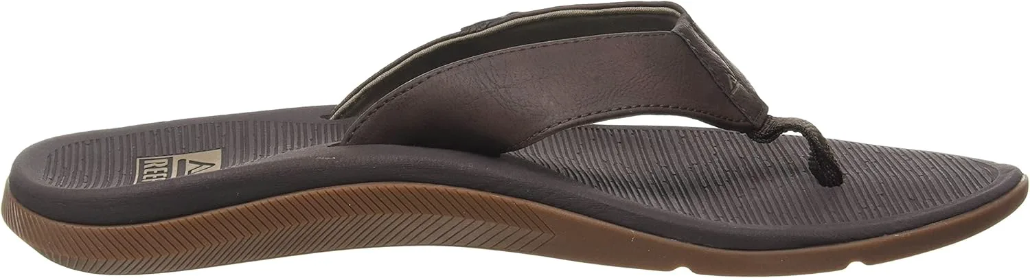 

Мужские вьетнамки REEF Santa Ana, поддержка свода стопы, водостойкие, подошва не оставляет следов, коричневый