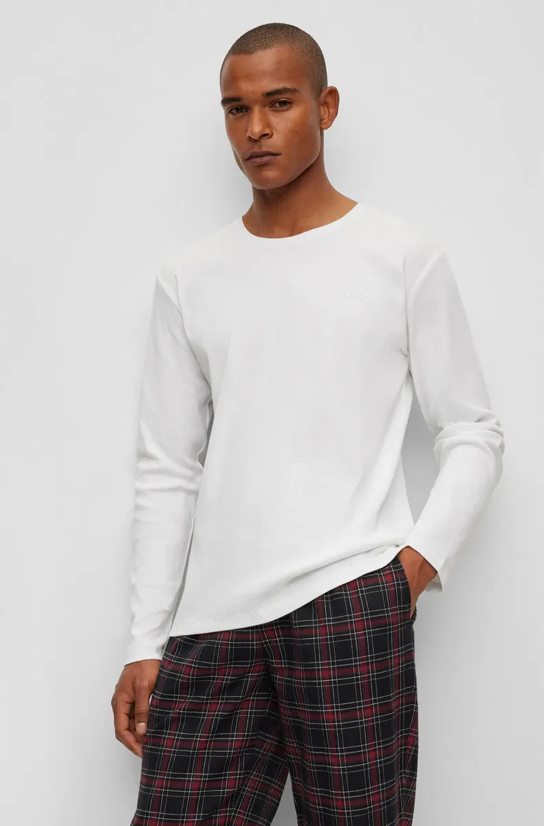 

Пижама BOSS "Cozy Long Set" в клетку, красный