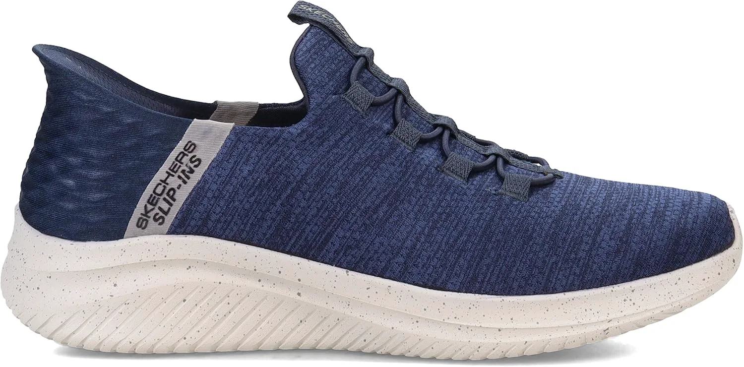 Мужские кроссовки Skechers Ultra Flex 3.0 с мгновенной посадкой без застежек, темно-синий — фото 2