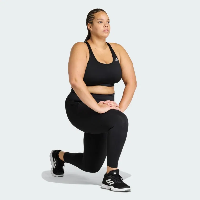 Женские леггинсы adidas Optime Workout 1/1 (большие размеры), Black — фото 3