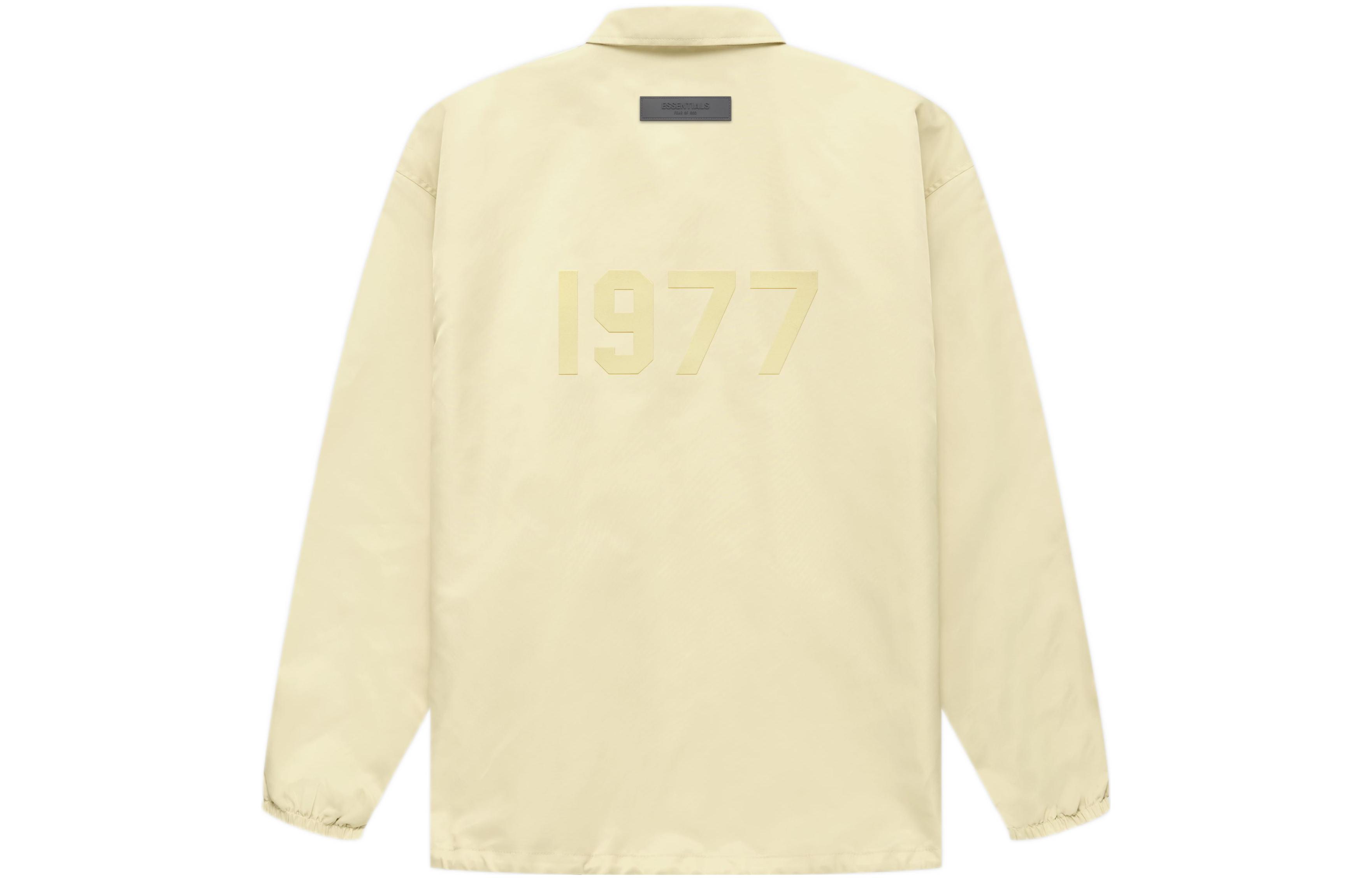 Fear Of God Essentials Нейлоновая куртка тренера, Canary Yellow — фото 4